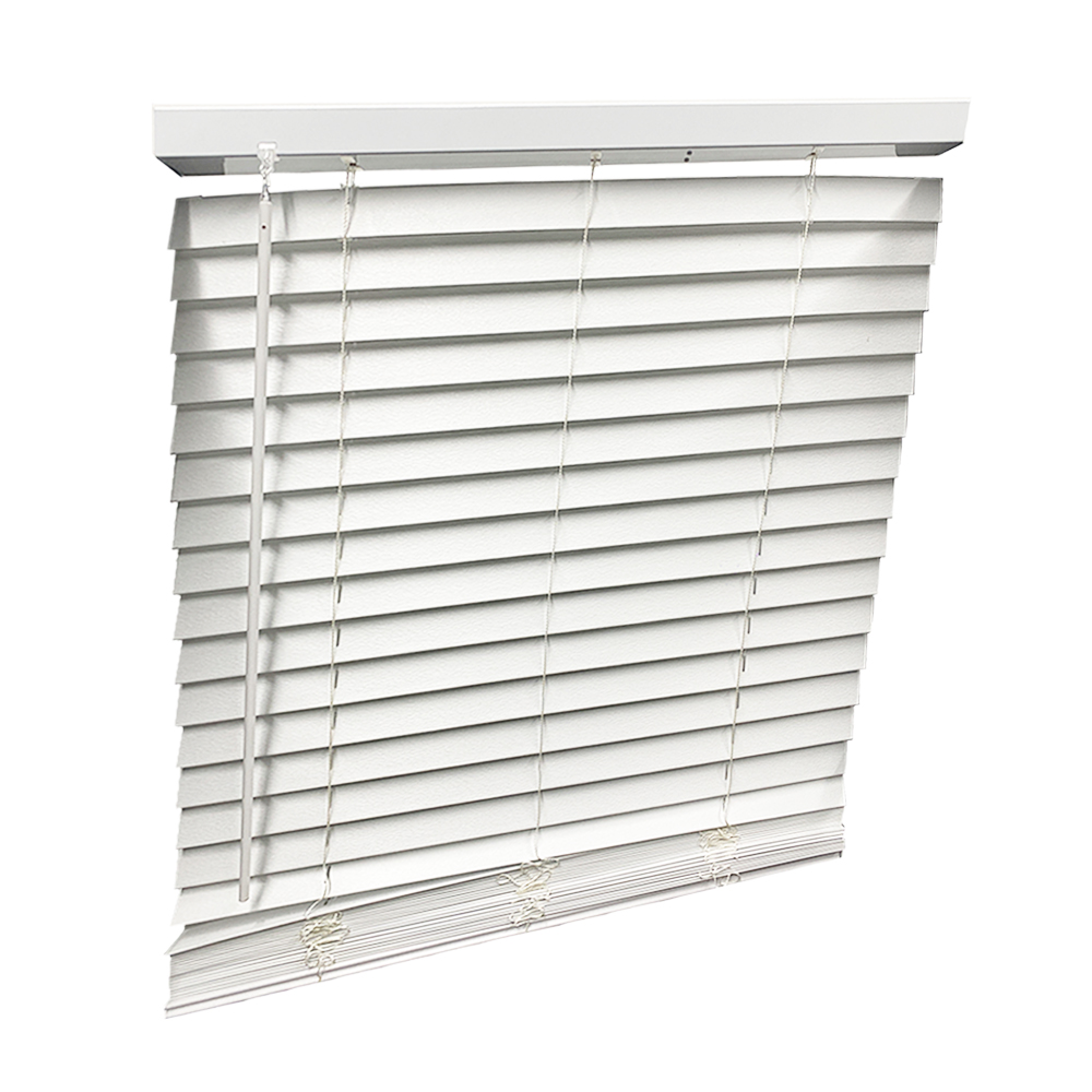 PVC CORDLESS fauxwood VENETIAN BLINDS