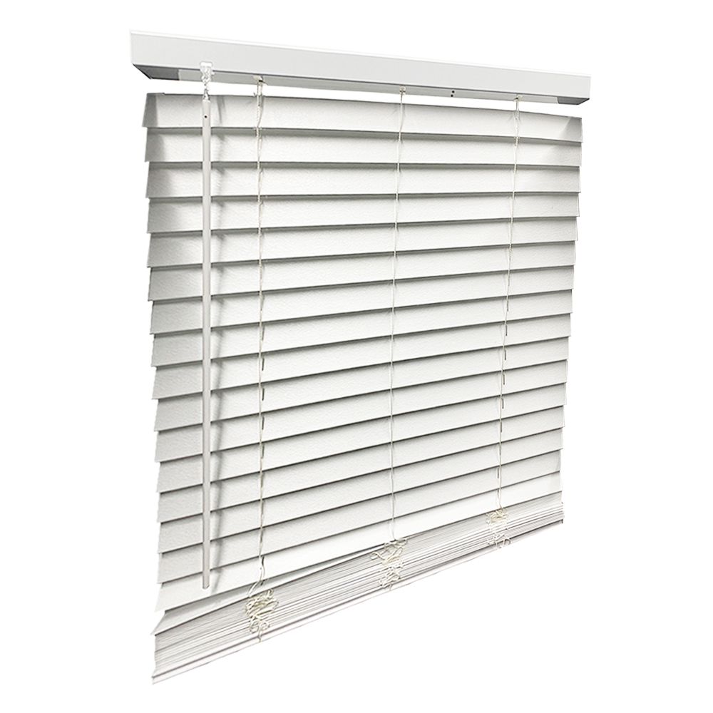 PVC CORDLESS fauxwood VENETIAN BLINDS