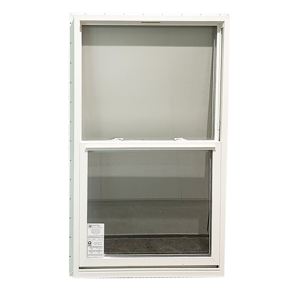 White Exterior Vinyl Single Hung Window