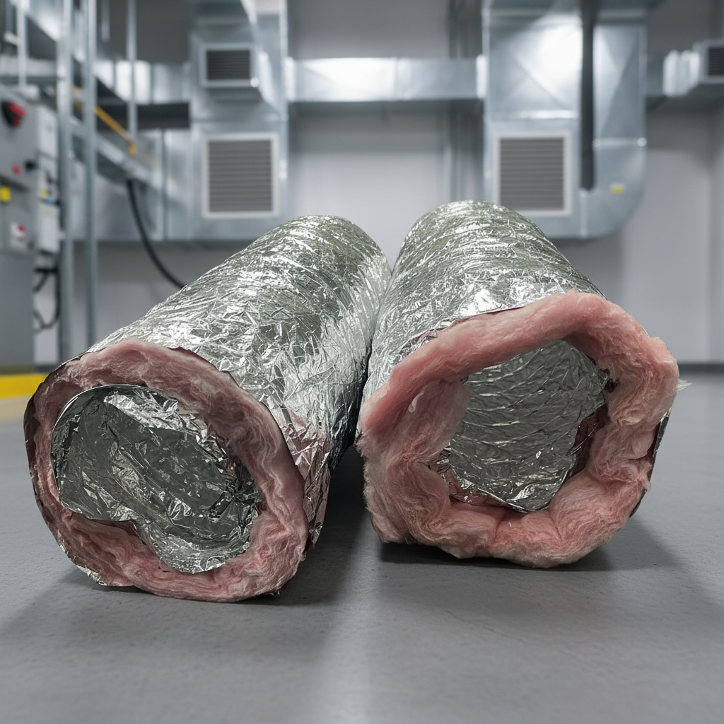 Insulated flexible duct with UL Certified